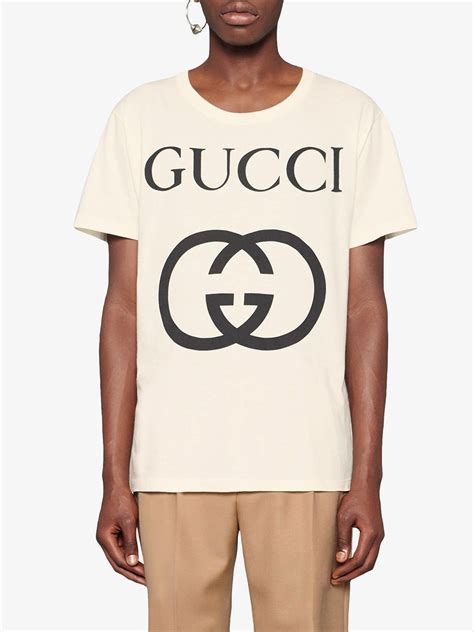 gucci oversize t shirt with interlocking g